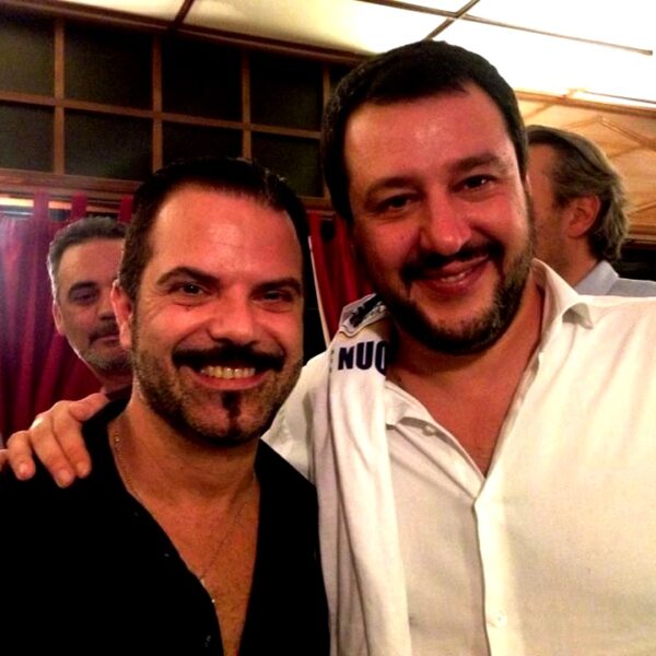 con il senatore Matteo Salvini